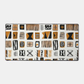 afrikanisches Ethnic Abstract Design Schreibtischunterlage (Vorderseite)