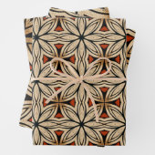 Afrikanisches, ethnisch Inspiriertes Muster Nr. 1 Geschenkpapier Set (Beispiel)