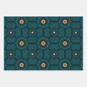 Afrikanisches, ethnisch Inspiriertes Muster Nr. 5 Geschenkpapier Set (Vorderseite 2)