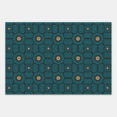 Afrikanisches, ethnisch Inspiriertes Muster Nr. 5 Geschenkpapier Set (Vorderseite)