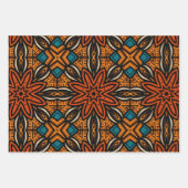 Afrikanisches, ethnisch Inspiriertes Muster Nr. 7 Geschenkpapier Set (Vorderseite 3)