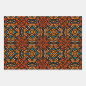 Afrikanisches, ethnisch Inspiriertes Muster Nr. 7 Geschenkpapier Set (Vorderseite 2)