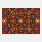 Afrikanisches, ethnisch Inspiriertes Muster Nr. 8 Geschenkpapier Set (Vorderseite 3)