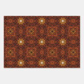 Afrikanisches, ethnisch Inspiriertes Muster Nr. 8 Geschenkpapier Set (Vorderseite 2)