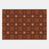Afrikanisches, ethnisch Inspiriertes Muster Nr. 8 Geschenkpapier Set (Vorderseite)