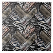 Afrikanisches ethnisches. fliese (Vorderseite)