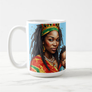 Afrikanisches Familienportrait Schwarze Geschichte Kaffeetasse