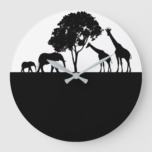 Afrikanisches fantastisches Geschenk der Wanduhr (Vorderseite)