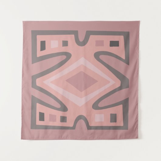 Afrikanisches farbiges modernes Muster Wandteppich (Vorderseite (Horizontal))