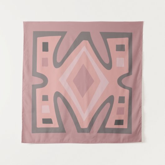 Afrikanisches farbiges modernes Muster Wandteppich (Vorderseite)