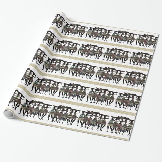 Afrikanisches Fest Geschenkpapier (Ungerollt)