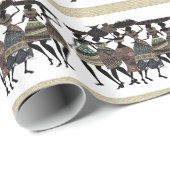 Afrikanisches Fest Geschenkpapier (Rolleneckpunkt)