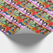 Afrikanisches Fest Geschenkpapier (Ecke)
