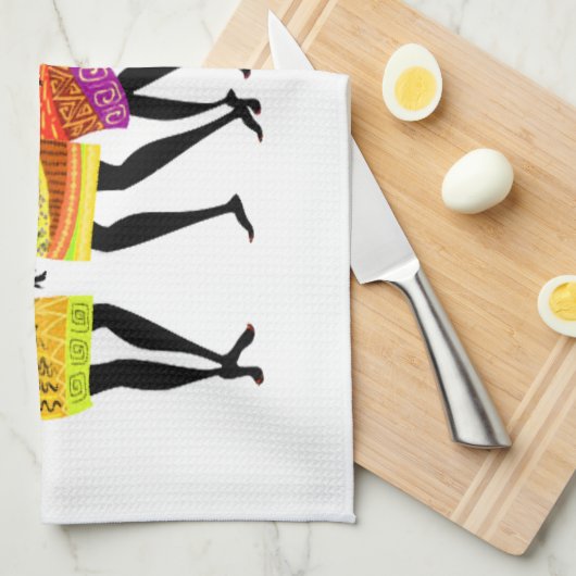 Afrikanisches Fest Handtuch (Viertel Falte)