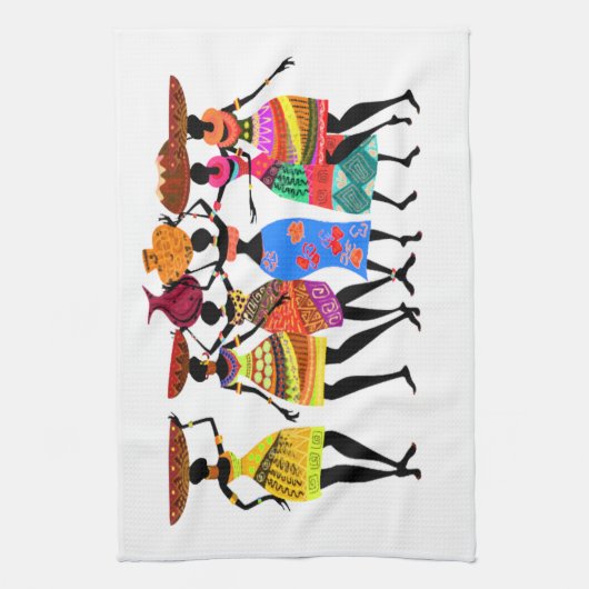 Afrikanisches Fest Handtuch (Vertikal)