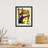 Afrikanisches Fest Poster (Küche)