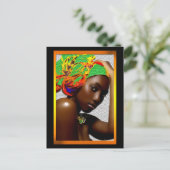 Afrikanisches Festival Postkarte (Stehend Vorderseite)