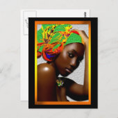 Afrikanisches Festival Postkarte (Vorne/Hinten)
