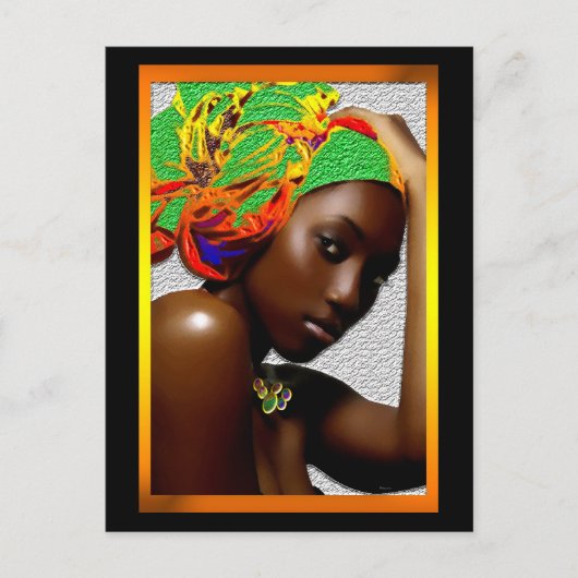 Afrikanisches Festival Postkarte (Vorderseite)