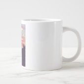Afrikanisches Flugplakat Jumbo-Tasse (Rechts)