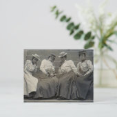 Afrikanisches Foto der Frauen Postkarte (Stehend Vorderseite)