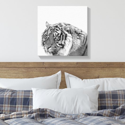 Afrikanisches Foto Leinwanddruck (Insitu (Schlafzimmer))