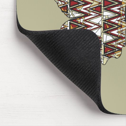 Afrikanisches Frack Mousepad (Ecke)