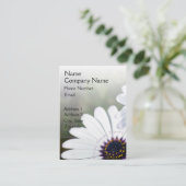 Afrikanisches Gänseblümchen-BlumenVisitenkarte Visitenkarte (Stehend Vorderseite)