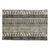 Afrikanisches geometrisches Muster Kissenbezug (Rückseite)