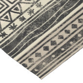 Afrikanisches geometrisches Muster Mittelgroßer Tischläufer (Ecke)