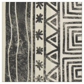 Afrikanisches geometrisches Muster Stoff (Nahaufnahme)