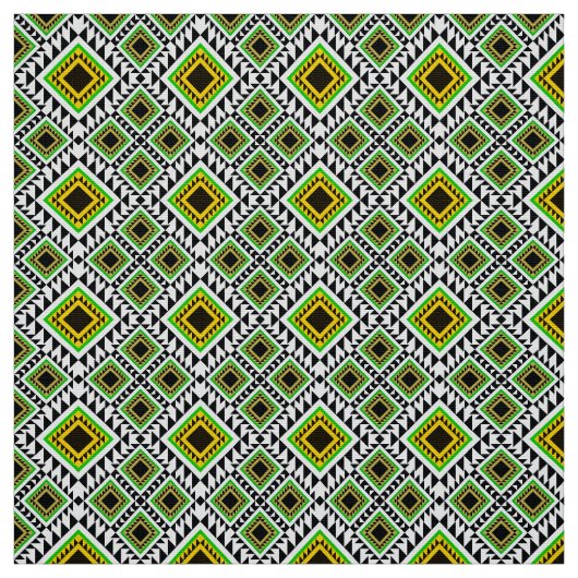 Afrikanisches geometrisches Muster Stoff (Muster)
