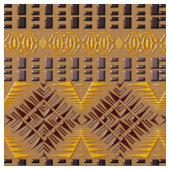 afrikanisches geometrisches Muster Stoff (Nahaufnahme)