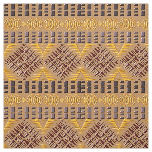 afrikanisches geometrisches Muster Stoff (Muster)