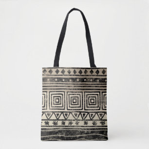 Afrikanisches geometrisches Muster Tasche
