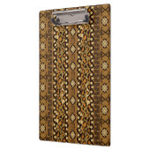 Afrikanisches Gepardhautmuster 2 Klemmbrett (Links)