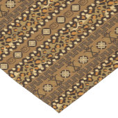 Afrikanisches Gepardhautmuster 2 Kurzer Tischläufer (Ecke)