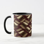 Afrikanisches Gepardhautmuster 2 Tasse (Links)