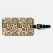 Afrikanisches Gepardhautmuster 3 Gepäckanhänger (Vorderseite horizontal)