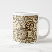 Afrikanisches Gepardhautmuster 3 Jumbo-Tasse (Rechts)