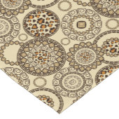 Afrikanisches Gepardhautmuster 3 Kurzer Tischläufer (Ecke)