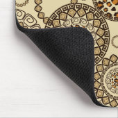 Afrikanisches Gepardhautmuster 3 Mousepad (Ecke)