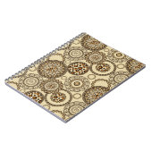 Afrikanisches Gepardhautmuster 3 Notizblock (Linke Seite)