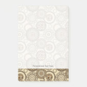 Afrikanisches Gepardhautmuster 3 Post-it Klebezettel (Vorderseite)