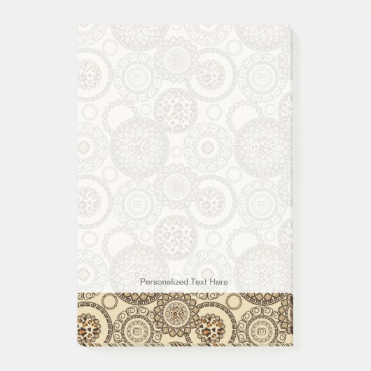 Afrikanisches Gepardhautmuster 3 Post-it Klebezettel (Vorderseite)