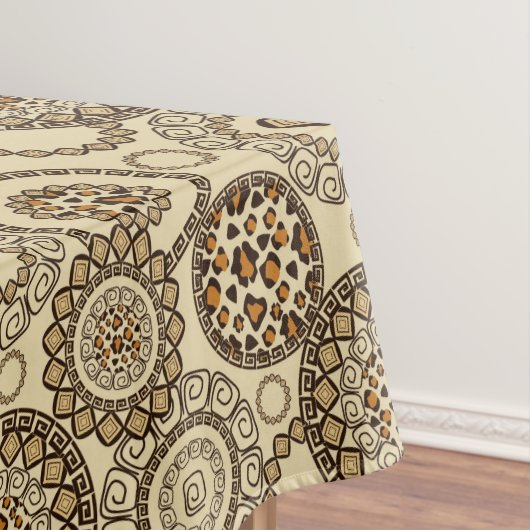 Afrikanisches Gepardhautmuster 3 Tischdecke (Beispiel)