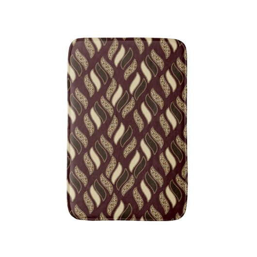 Afrikanisches Gepardhautmuster Badematte (Vorderseite Vertikal)