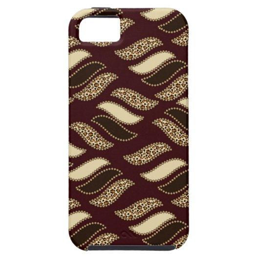 Afrikanisches Gepardhautmuster Case-Mate iPhone Hülle (Rückseite)