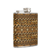 Afrikanisches Gepardhautmuster Flachmann (Rechts)