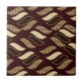 Afrikanisches Gepardhautmuster Fliese (Vorderseite)